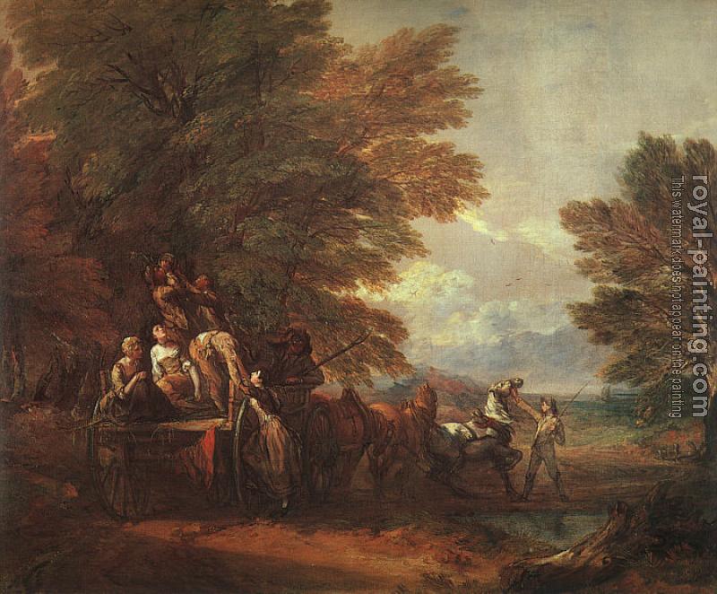 Thomas Gainsborough : the harvest wagon